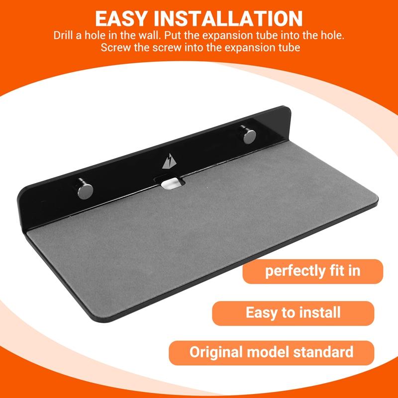 Suport de perete pentru boxe, Raft de afișare acrilic pentru montare pe perete pentru boxă Bluetooth, Cameră web, Telefoane mobile, Jucărie