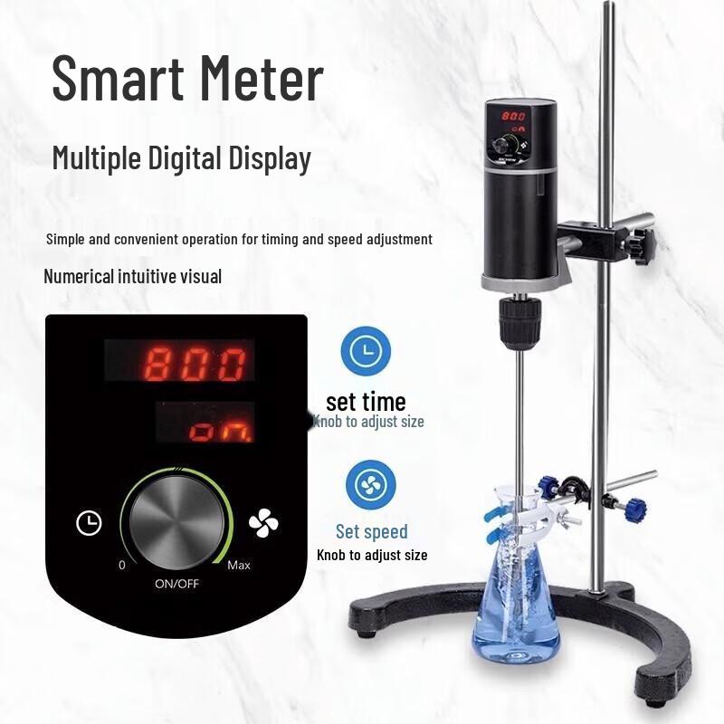 Deqier LC-CES-120S Digital Electric Laboratory Stirrer CN plug (adapter included)