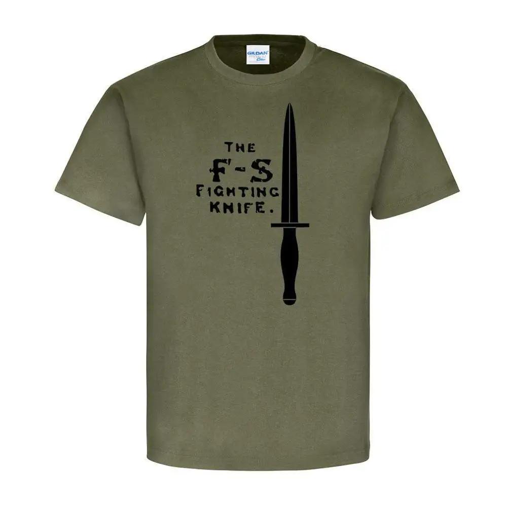

Best Selling FS Fighting Knife TShirt 100 Cotton ONeck Summer Short Sleeve Casual Mens Tshirt Size S3XL S
