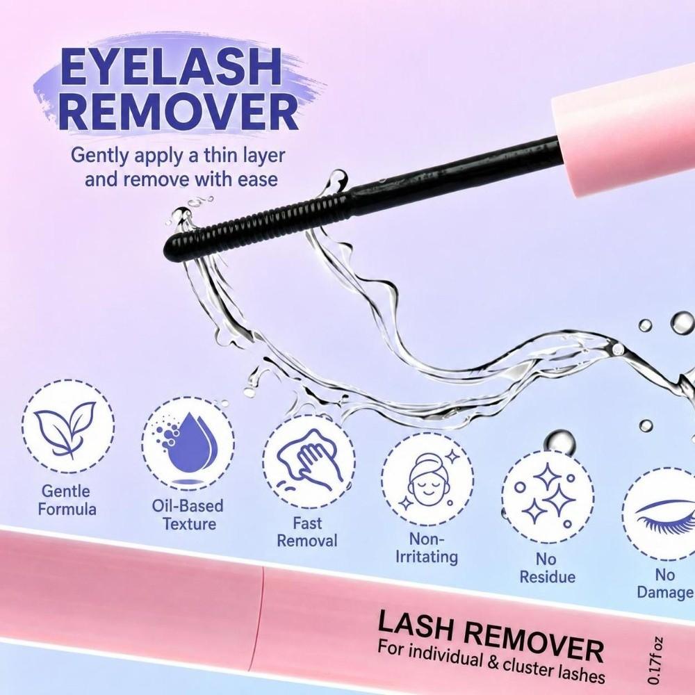 Waterproof Lash Extension Kit Gentle Lash Glue Remover Set Eyelash Bond Seal Kit Lash Application