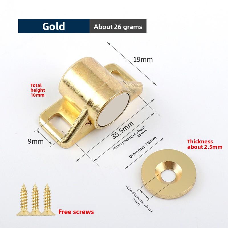 Magnetická dvířka skříňky Zachycují ultratenkou zarážku do zavření skříně Domácí nábytek Hardware Příslušenství