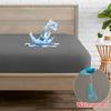 Solid Color Waterproof Bedsheet, Soft and Comfortable Bedding Mattress Protective Cover Suitable for Bedrooms, Guest Rooms, Fitted Sheet No Pillowcase