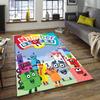 1pc 3D-Number-Blocks-Cartoon Design Area Rug - Non-Slip, Soft & Cozy Floor Mat for Living Room, Bedroom, Office - Indoor/Outdoor Decorative Carpet