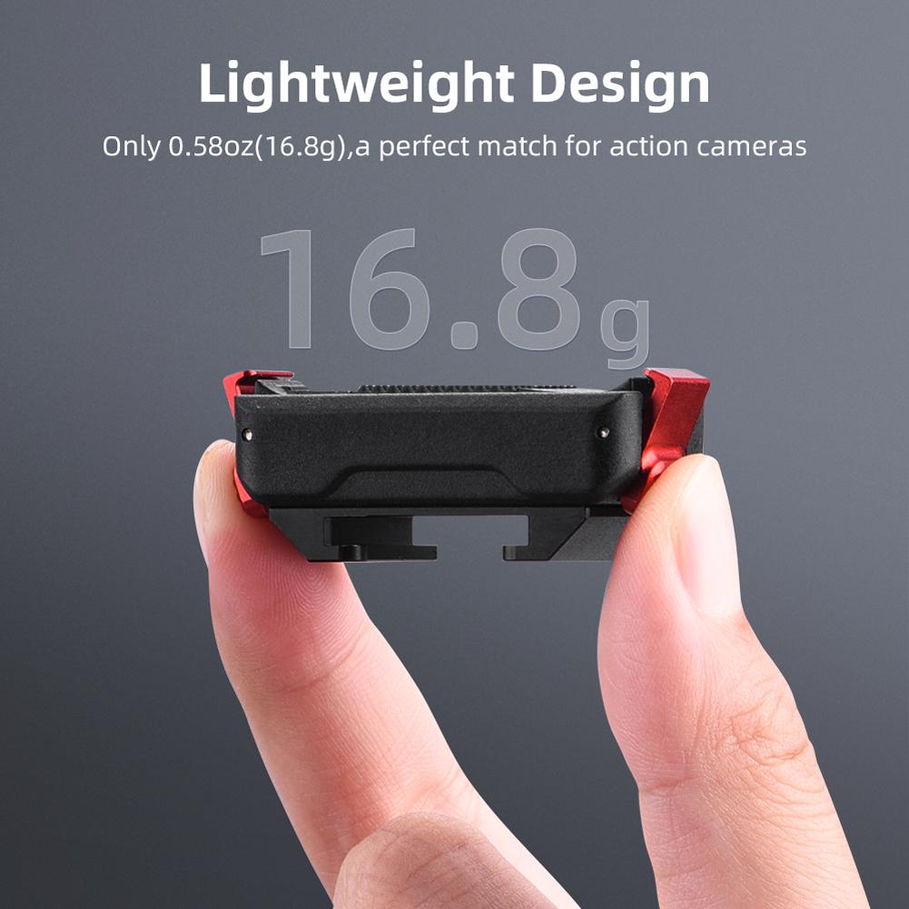 Magnetic Adapter Mount Camera Magnetic Quick Release Adapter Mount with Cold Shoe for DJI Osmo Action 5 Pro/4/3 Accessories