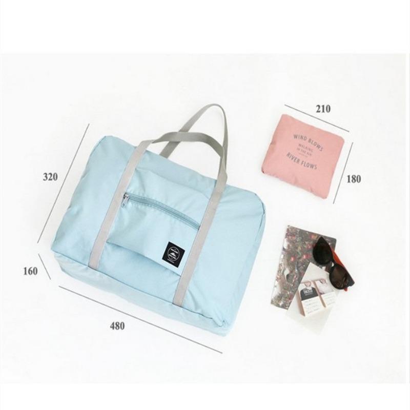 Waterproof Travel Bag Suitcase Single Shoulder Bag Handbag Foldable Luggage Bags Large Capacity Storage Bag Travel Accessories