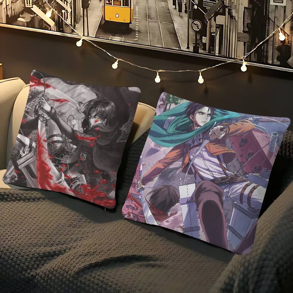 L-Levi A-Ackerman Pillow Case Removable Washable Cushion Cover – All-Season Soft Linen