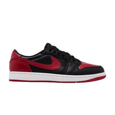 Men's Sneakers 1 Retro Low OG Banned Black/Black/Varsity Red/Summit White