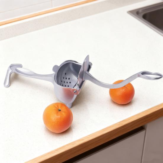 Manual Fruit Press Juicer Heavy-Duty Metal Juice Extractor for Citrus Pomegranate Easy Squeeze Lemon Squeezer for Home Use