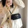 Fashionable Pu Leather Shoulder Crossbody Bag For Women With Elegant Bowknot Design