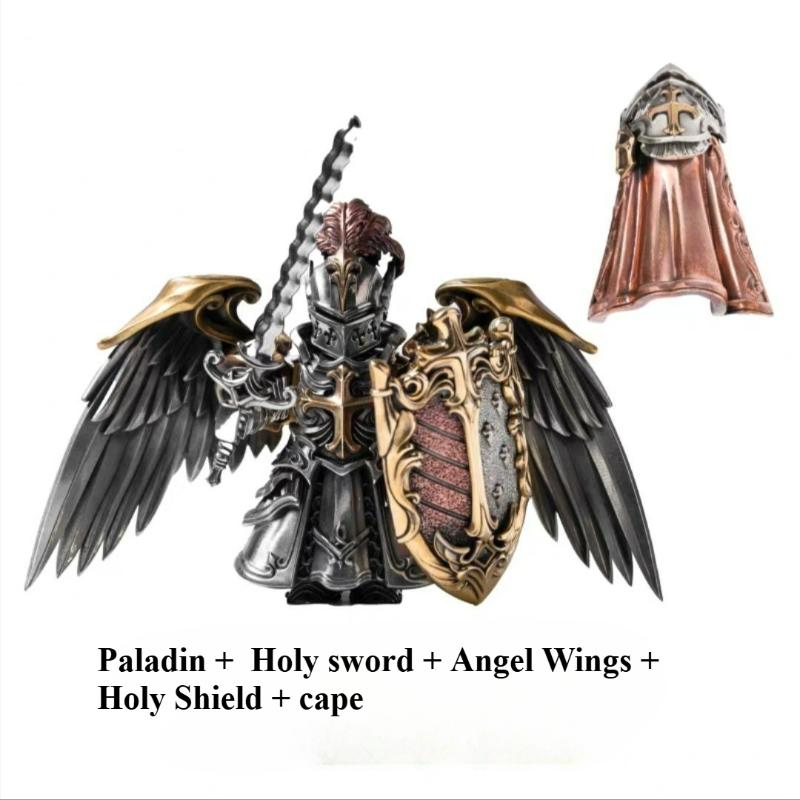 Original Paladin Figurine Magnetic Detachable Ornaments Great Player Crusader Home Desktop Decor Copper Pendant Gift Souvenir