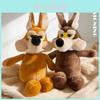 Large Tailed Wolf Plush Toy With Pp Cotton Filling For Kids And Adults