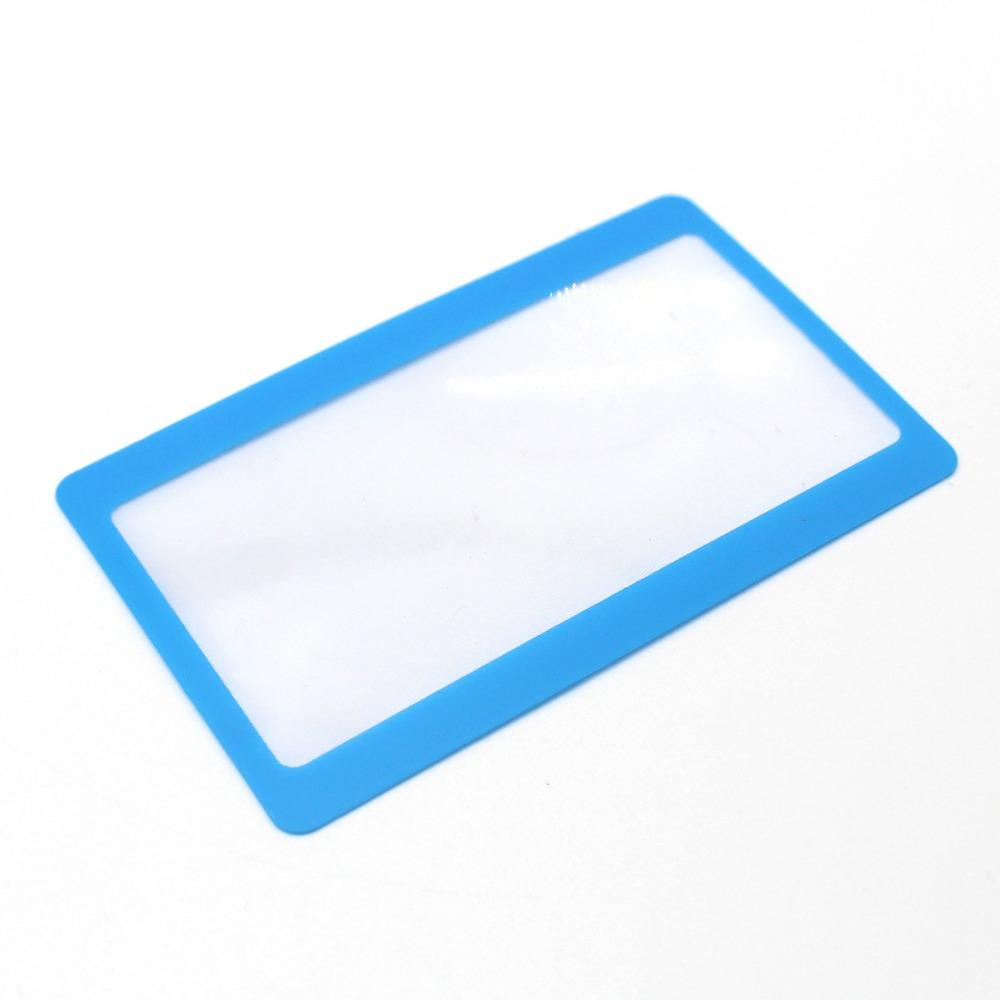 10PCS Slim Design Card-type Magnifier Card-Sized Reading Magnifier Reading Small Text