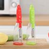 Ergonomic Handle Vegetable Peeler Storage Tube Peeler with Organizer Gadgets Fruit Peeler  Camping