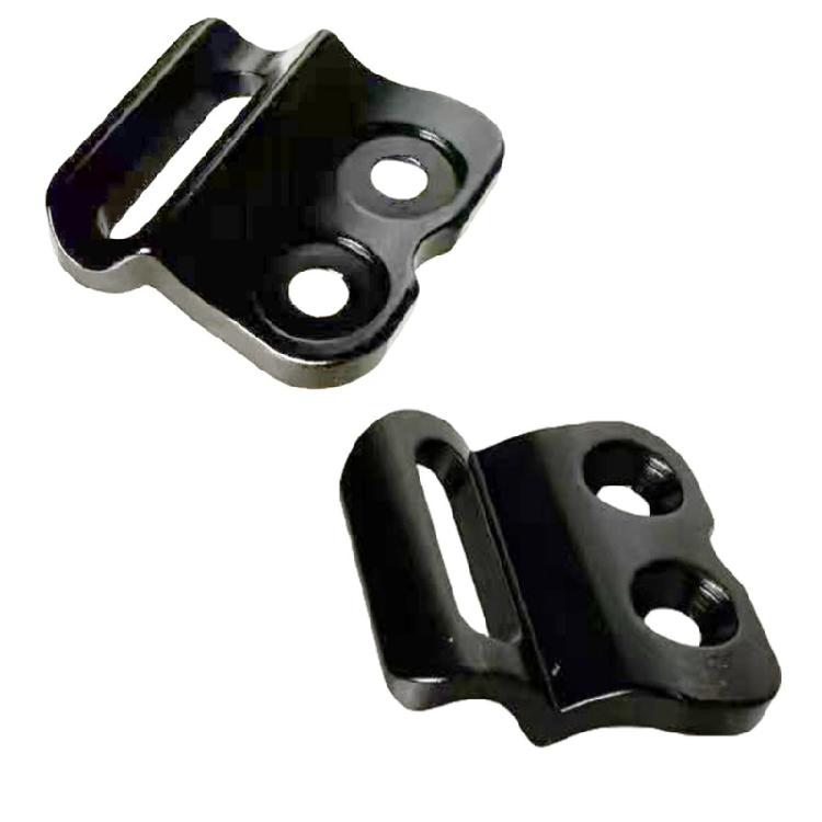 Metal Road Bike Front Mount Part, Fixing Plate with Countersunk Openings for Repair, Maintenance Tasks, Service Use, and Daily Work