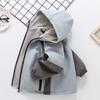Autumn Fashion Boys' Coat Plus Fleece Top Windbreaker Double-sided Children's Jacket