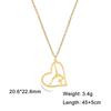 Unift Edelstahl Sport Damen Halskette Läuferin Rhythmische Gymnastik Mädchen Silhouette Anhänger Mode Geburtstag Schmuck Großhandel