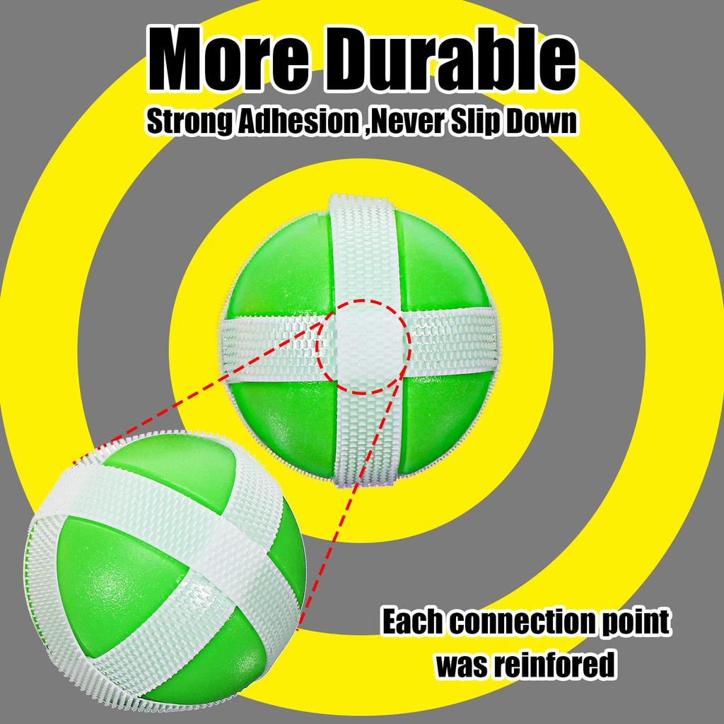 20 Stück Klettbälle für Stoff-Dartscheibe, Dart Klettverschluss Sichere Sportbälle Spielzeug Darts Spielzubehör für Indoor- und Outdoor-Partyspiele
