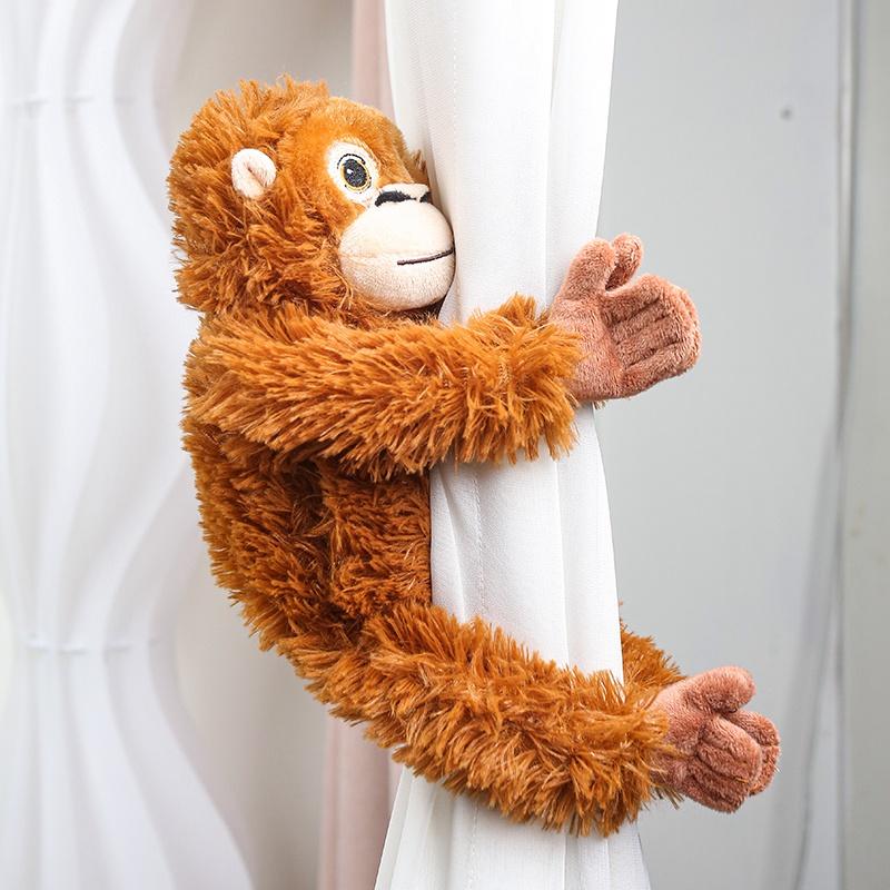 66CM Cartoon Gorilla Plüschtier Schimpansen Affe Weiche Stoffpuppe Rucksack Autotasche Raumdeko Kinderspielzeug Weihnachtsgeschenk