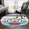 Manchester City FC Print Ronde Vloerkleed, Wasbaar Vloerkleed, Voor Entree Slaapzaal Wasruimte Kantoor Studiekamer, Woondecoratie Verjaardag Kerstcadeau