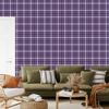 Purple and Plum Checkered Wallpaper for Living Room and Bedroom 50x1000
