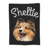 Sheltie Dog Blankets Flannel Sofa Throw Blanket Multifunction for Home Bedroom Travel Throws Bedspread Quilt