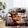 Manta Impresa Personalizada con Nombre Tema Alvin y las Ardillas - Perfecta para Sofá, Cama, Viajes y Uso al Aire Libre | Lavable a Máquina, Acogedora y Duradera.