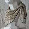 ANA MAISON Sophisticated Linework Silk Wool Scarf [PMsw-1357]