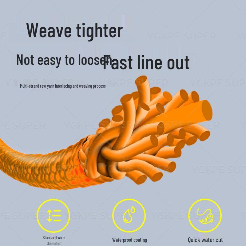 High-Strength Dyneema Fishing Line X24: Smooth, Strong, Ideal for Long Casts & Sea Fishing