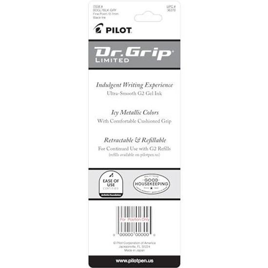 Reverse import item Pilot Doctor Grip Dr. Gel ink ballpoint pen limited black 0.7mm (fine tip) charcoal gray