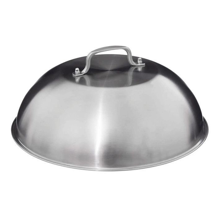 Cloche pour Plancha  Inox  32cm Argent