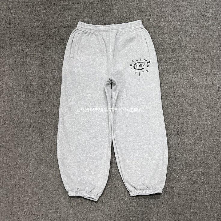 Trendy Fleece-Lined Jogger Pants - Unisex Hip-Hop Style