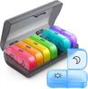 1PC Weekly Pill Case Pillbox 7 Days Medicine Tablet Box Portable Travel Drugs Storage Organizer Secret Compartments Pill Box