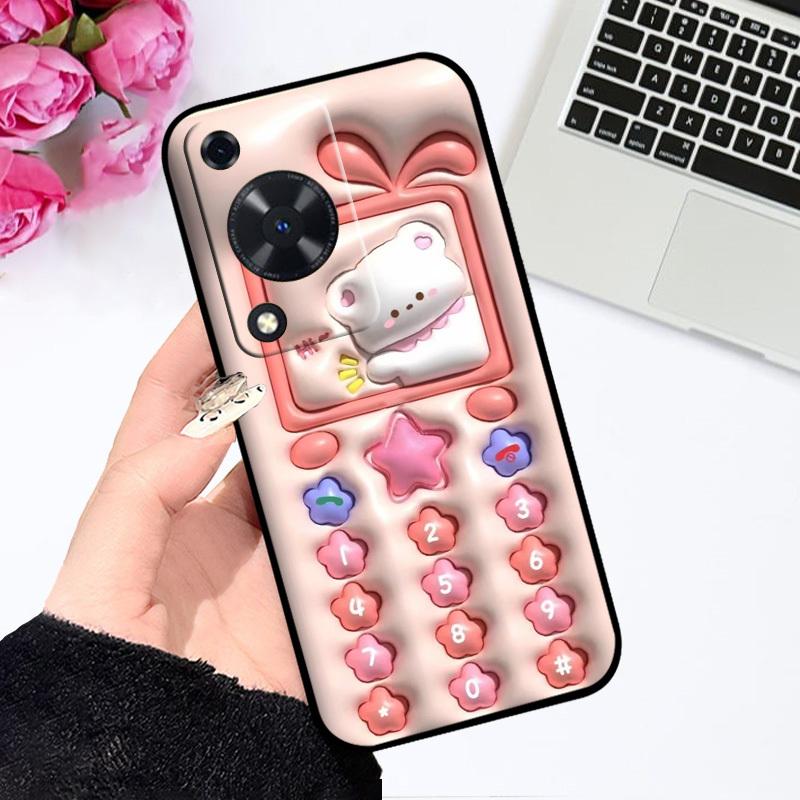 Für Huawei Nova Y72S Hülle Y72 Y63 4G Mode Cartoon Hülle Weiches Silikon Fundas Für Huawei Nova Y63 Handy Rückseite Stoßfänger Novay72