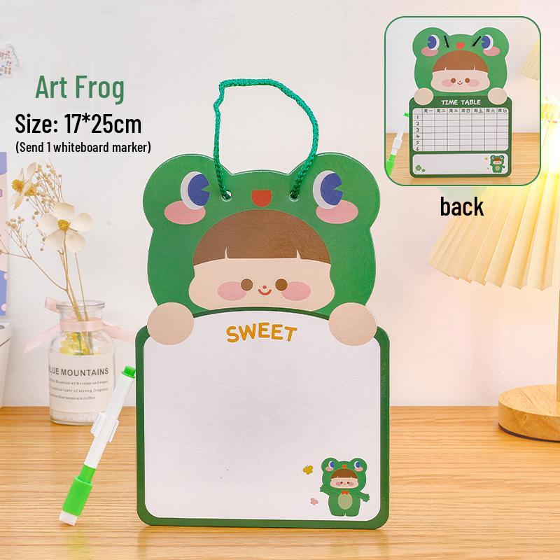 

Детская двусторонняя мультяшная доска: Стираемая доска для рисования для раннего образования и подарка студенту