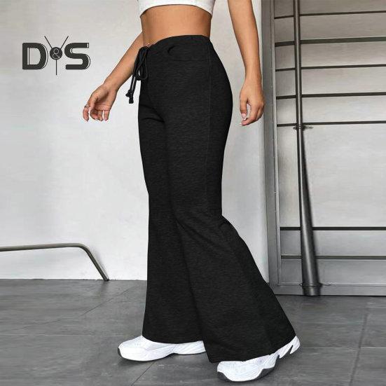 Dámske nohavice Tepláky Elastická šnúrka v páse Jednofarebné vrecká Strečové nohavice Šport Fitness Yoga Dlhé nohavice