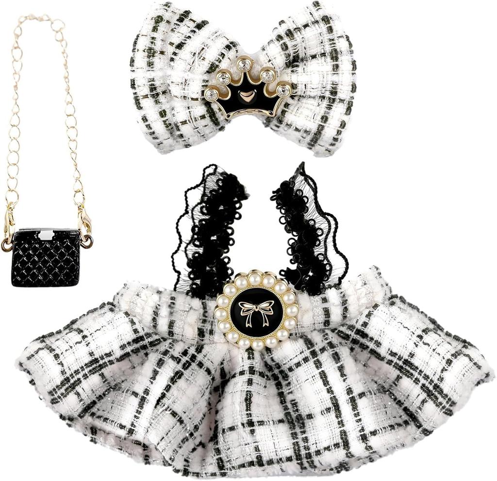 Cimoon Plush Clothes, Outfit Only, 15cm17cm Plush Doll Clothes, Doll Clothes, Plush Doll Dress-Up, Cute Costume, DIY Accessories, Doll Suit,