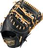ZETT Soft Steer First Base Mitt for Black x Pastel Brown BRFB35513F Left-Handed Throwers, (1932),