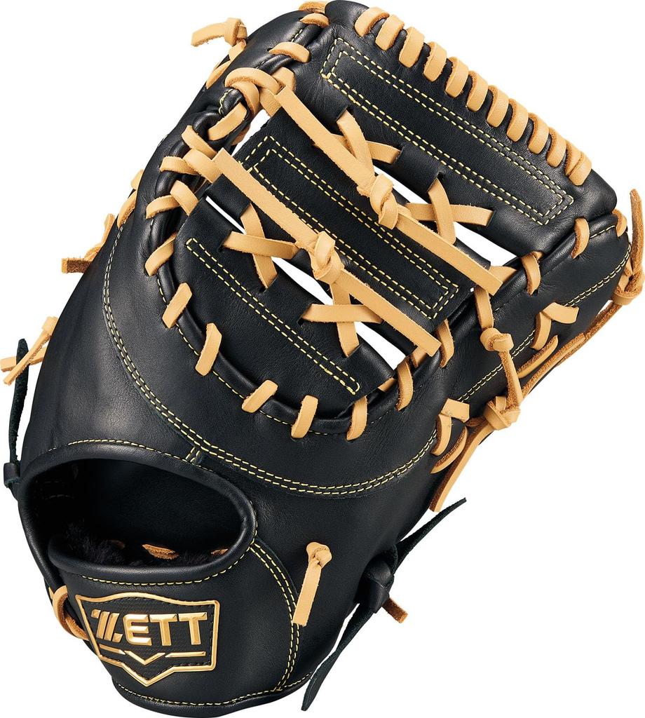 ZETT Soft Steer First Base Mitt for Black x Pastel Brown BRFB35513F Left-Handed Throwers, (1932),