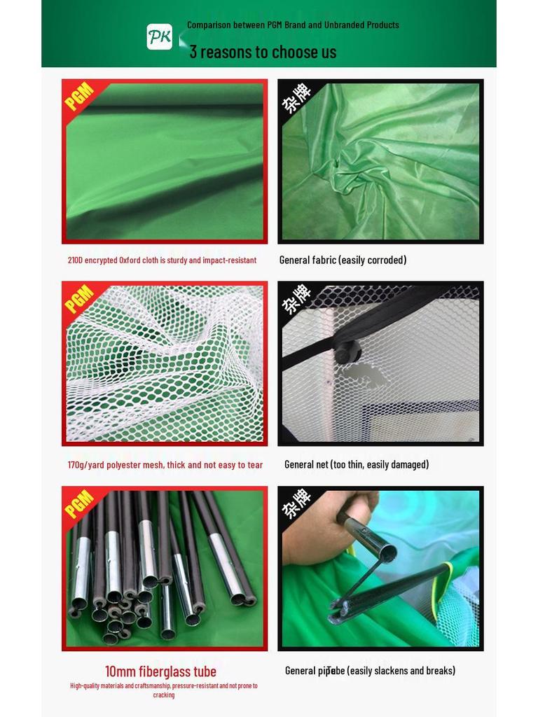 PGM Golf Practice Net - Indoor Swing and Hitting Cage Tent