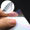 MNFT 12Pcs DIY Hard Bait Sequins Holographic Lure Fish Skin Sticker Self Adhesive Rainbow Change Color Film Fly Tying Material