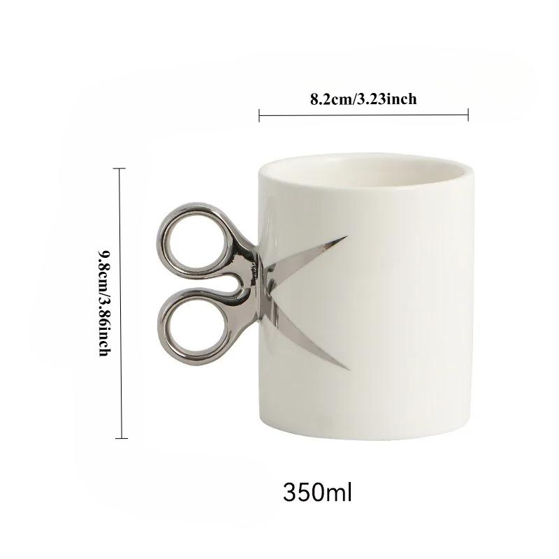 Креативная керамическая кружка 350 мл, чашка для сока, молока, кофе, черно-белая парная кружка, можно подарить 350ml