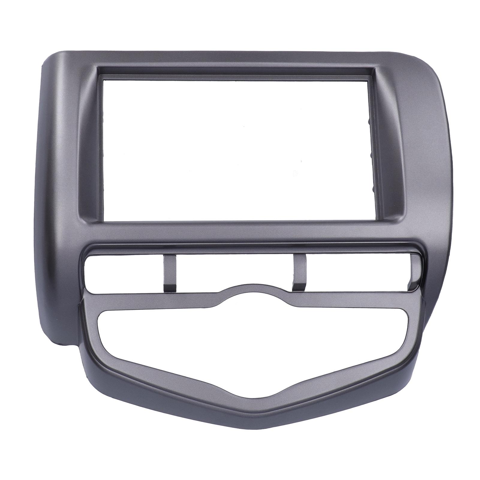 

2Din стерео радио DVD аудио навигационная панель рамка для Honda FitJazzCity 0208 Auto AC RHD