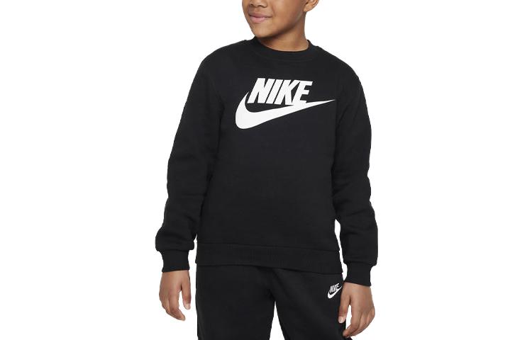 Nike Sweatshirt Sportswear Club Fleece Black Kids  FD2992-010 L