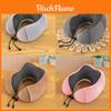Memory Foam Ushaped Neck Pillow With Soft Cover For Travel And Office Use
