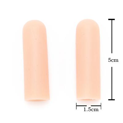 1 Pair Silicone Toe Tube Finger Protector For Cracked Skin Corn Blisters Callus