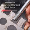 Space Saving Thread Checker 304 Stainless Steel Gauge Ruler Screw Measurement Ruler  Home Use