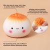 Cartoon Steamed Bun Fidget Toy Stress Relieving Stuffed Bun Squeeze Toy Simulated Dumpling Dough Ball Office Desk Toy