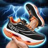 2025 new parent-child large-size racing carbon board running shoes men's breathable mesh anti-skid training ultra-light sports shoes women