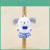 Stuffed Dog Plush Toy Keychain With Pp Cotton Fill And Soft Short Plush Material