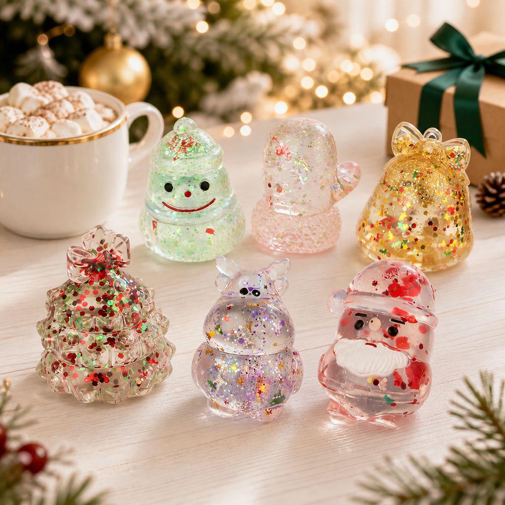 TPR Christmas Squishy Toy Squeezable Christmas Squishy Ornament Party Favors